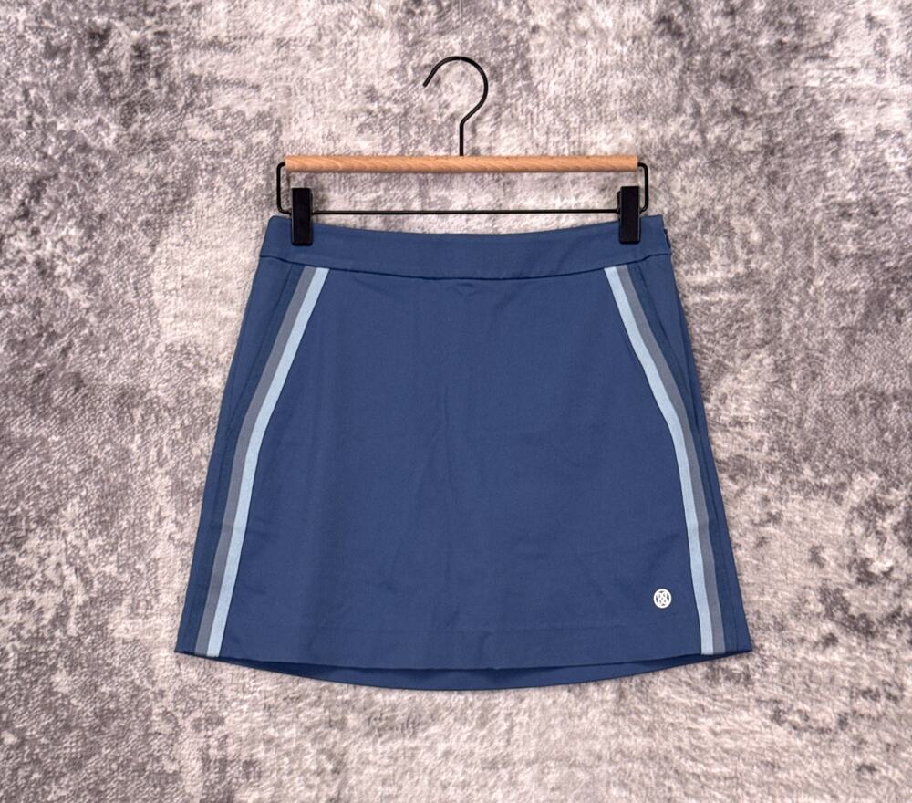 G/FORE Golf Skort 0 / XS Womens Blue Side Stripe